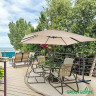 Зонт садовый GREEN GLADE 2003 светло-коричневый
