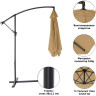 Зонт садовый GREEN GLADE 6003 светло-коричневый
